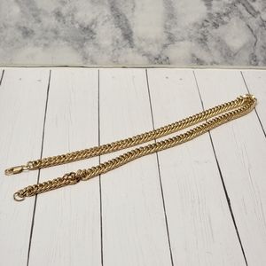 Gold Tone Link Chain 19"